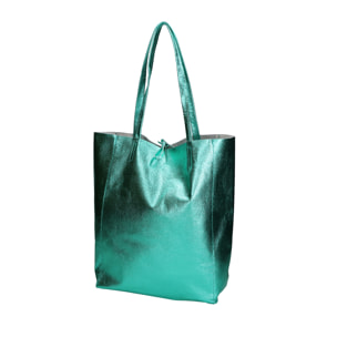 Borsa a spalla da Donna Genny in Vera Pelle Made in Italy 36x40x11 cm