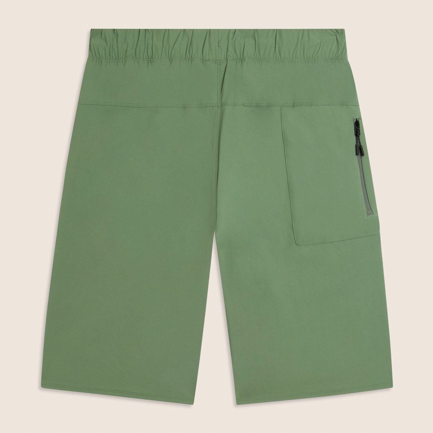 Bermuda Regular Nylon Rip-Stop con Tasche Zip