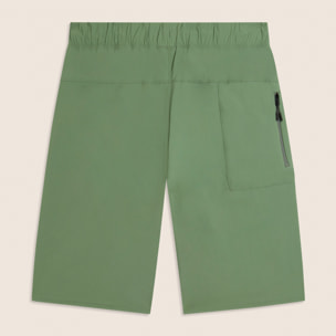 Bermuda Regular Nylon Rip-Stop con Tasche Zip