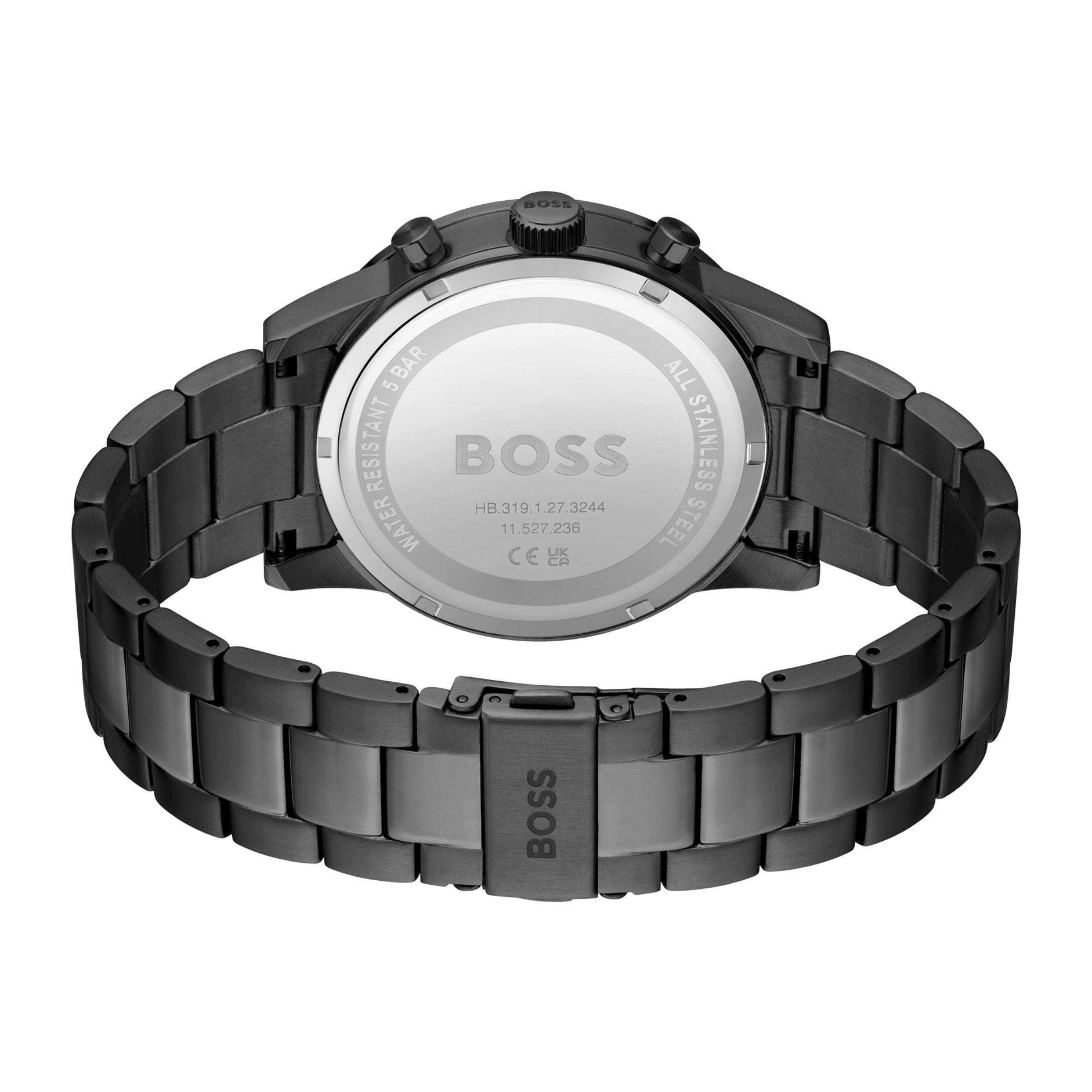 Reloj Boss 1513924 Hombre Analogico Cuarzo con Correa de Acero inoxidable