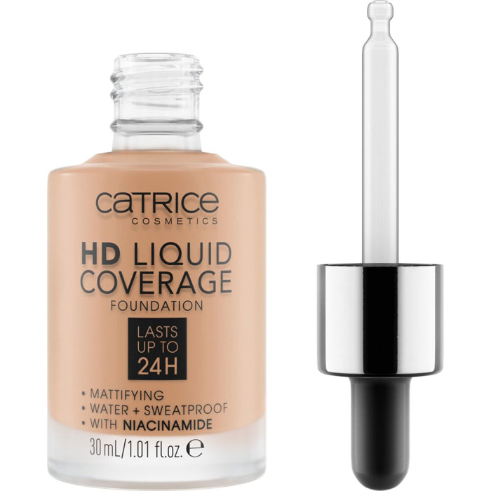 Hd Liquid Coverage Foundation - Fond de Teint Liquide Haute Couvrance 30ml