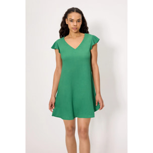 Vestito corto Verde