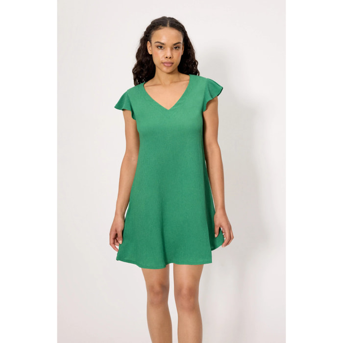 Vestito corto Verde