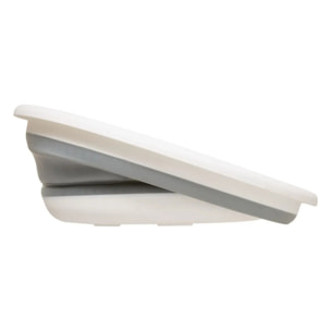 Bassine rétractable 8 L blanc gris clair