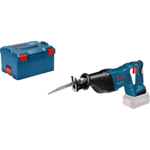 Scie sabre GSA 18 V-Li -BOSCH- avec 2 batteries 18V 5.0Ah - chargeur - 2 lames - L-Boxx - 060164J00B