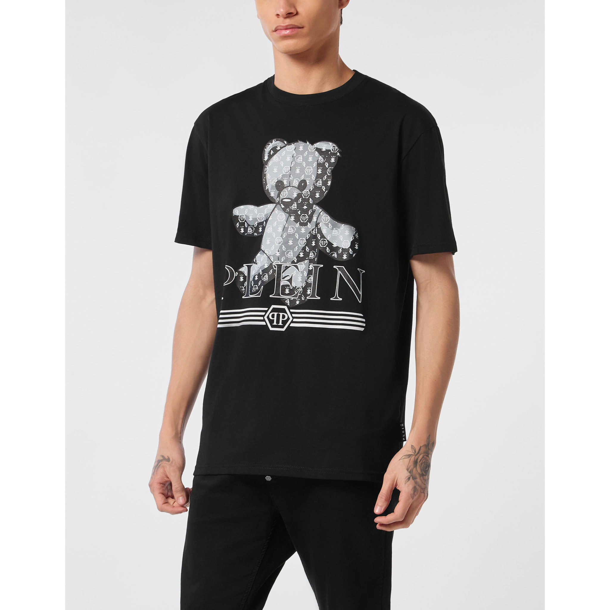 PHILIPP PLEIN Camiseta Cuello Redondo MONOGRAM