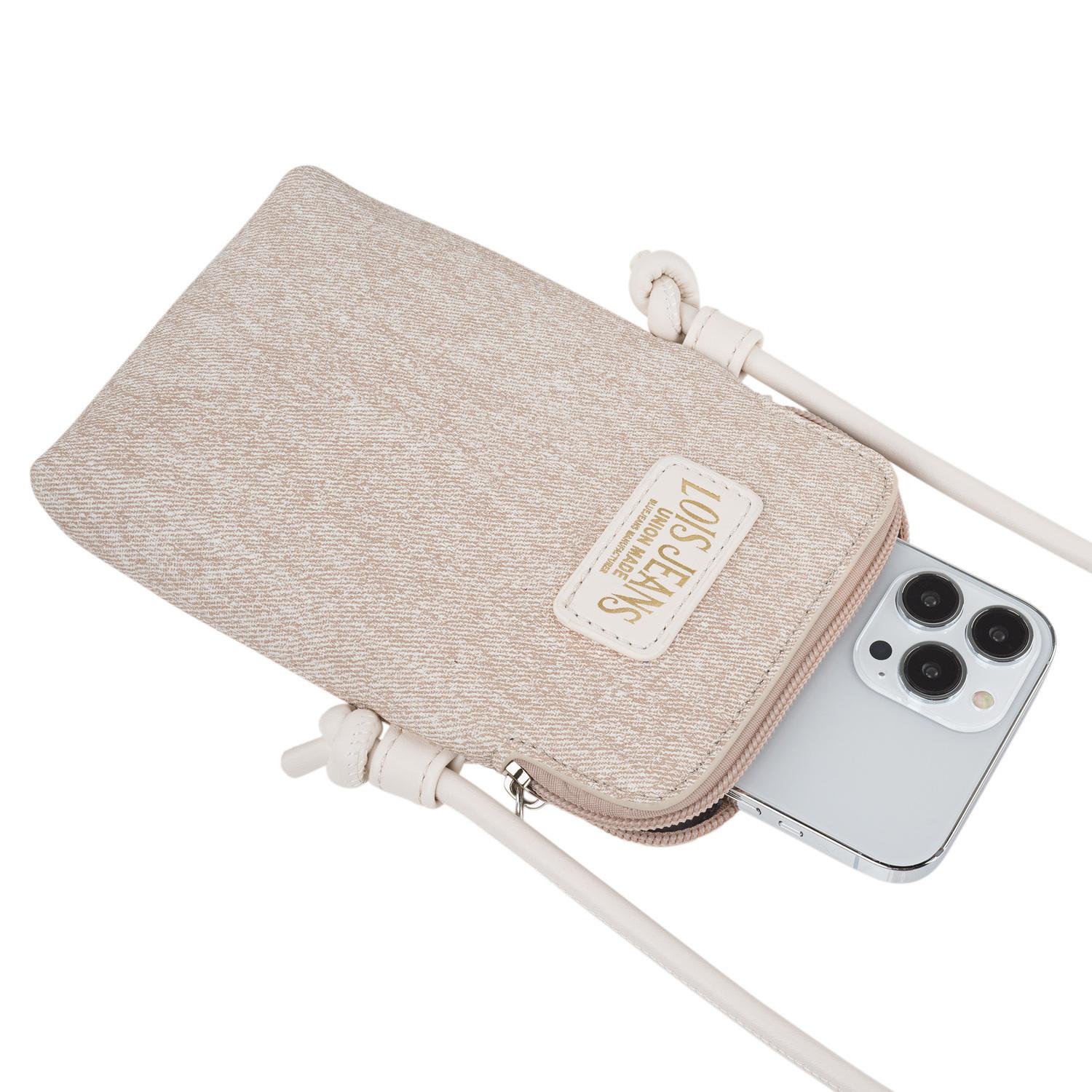 Minibolso Para Móvil Lois Kelly Beige