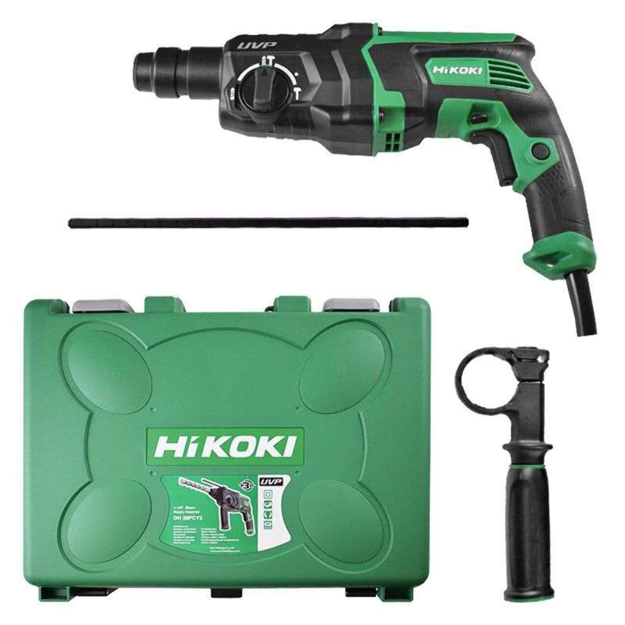 Perfo-burineur 28 mm SDS + 850 W - 3 Joules EPTA HIKOKI - en coffret - DH28PCY2WSZ