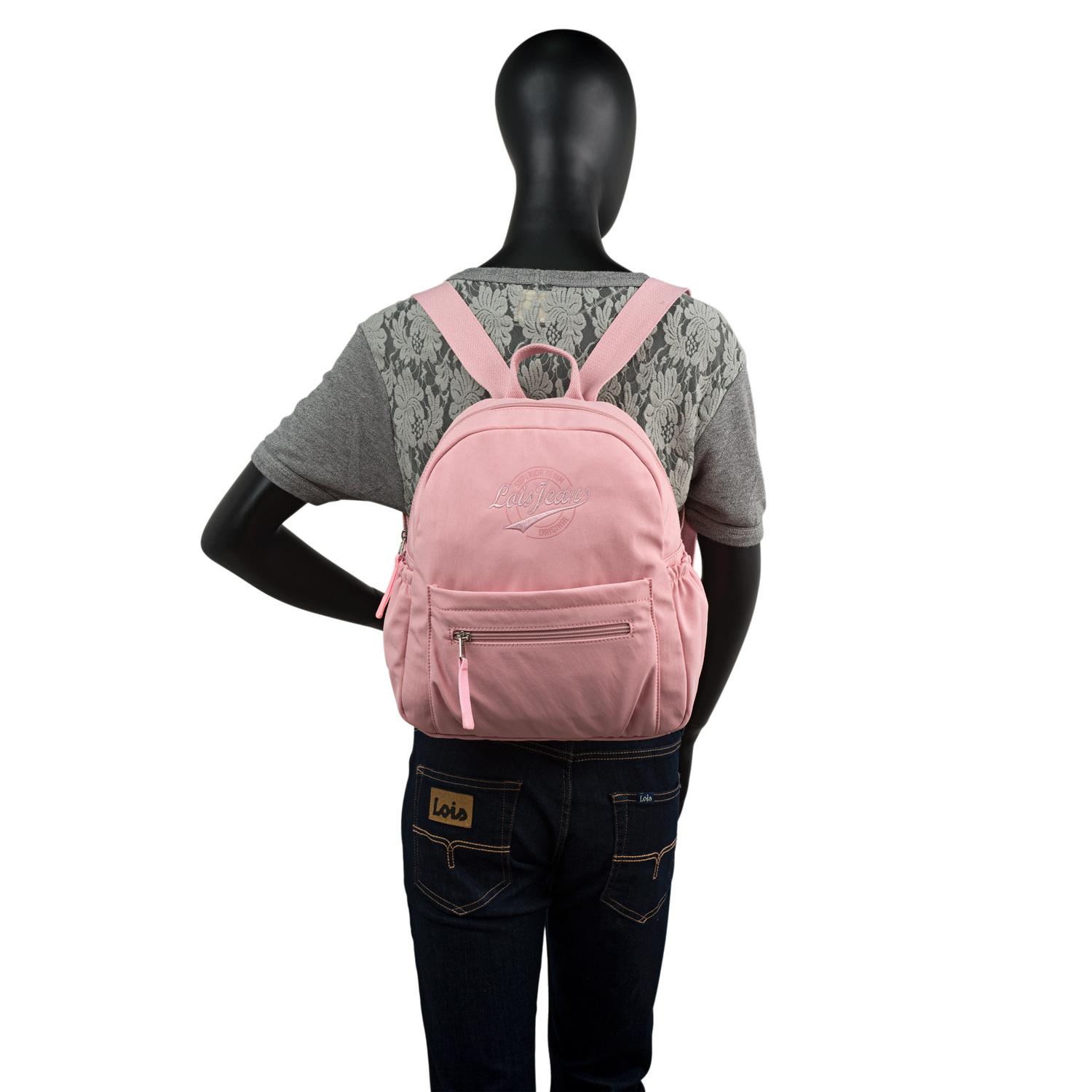 Bolso Mochila Mujer Lois Pyramid Rosa