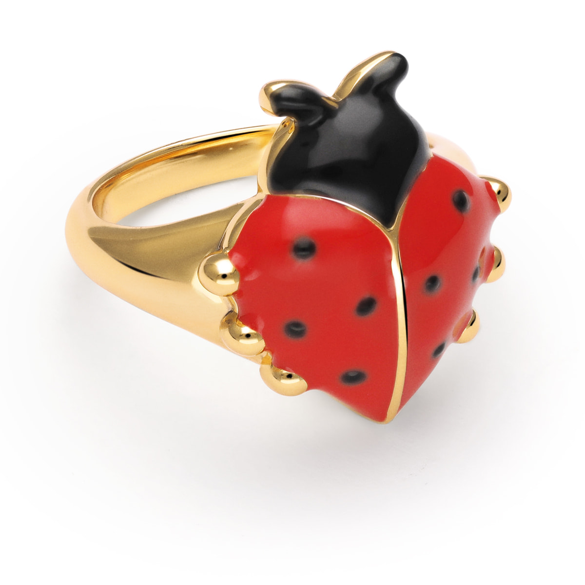 Anello Ladybug Placcato Oro
