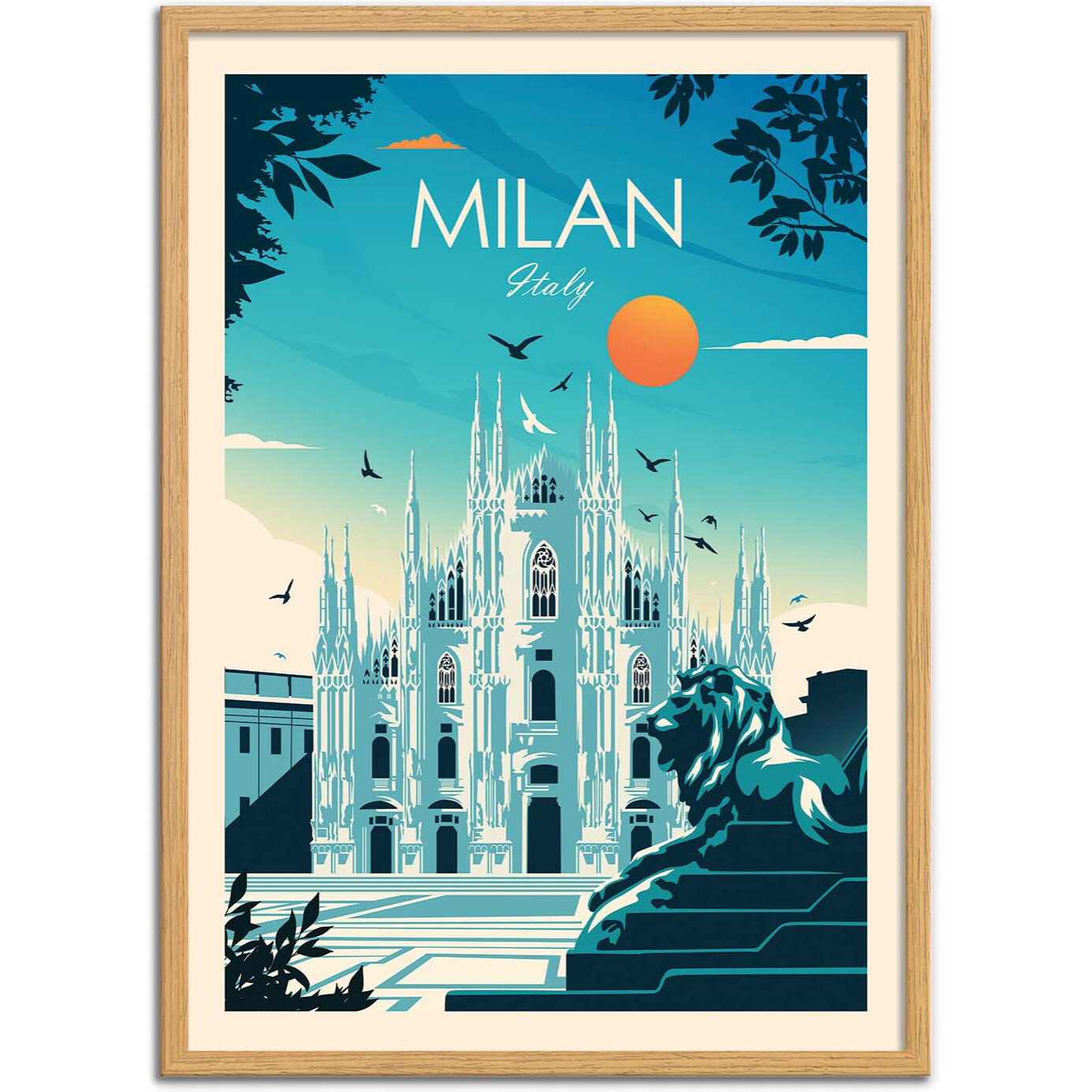 Affiche - Milan Italy - Studio Inception