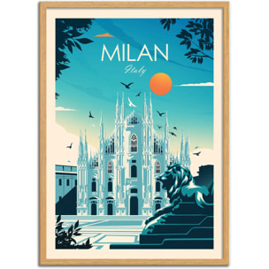 Affiche - Milan Italy - Studio Inception