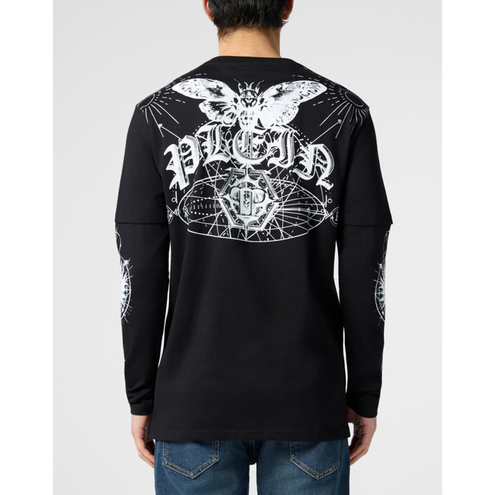 PHILIPP PLEIN Double Sleeve T-Shirt Tattoo