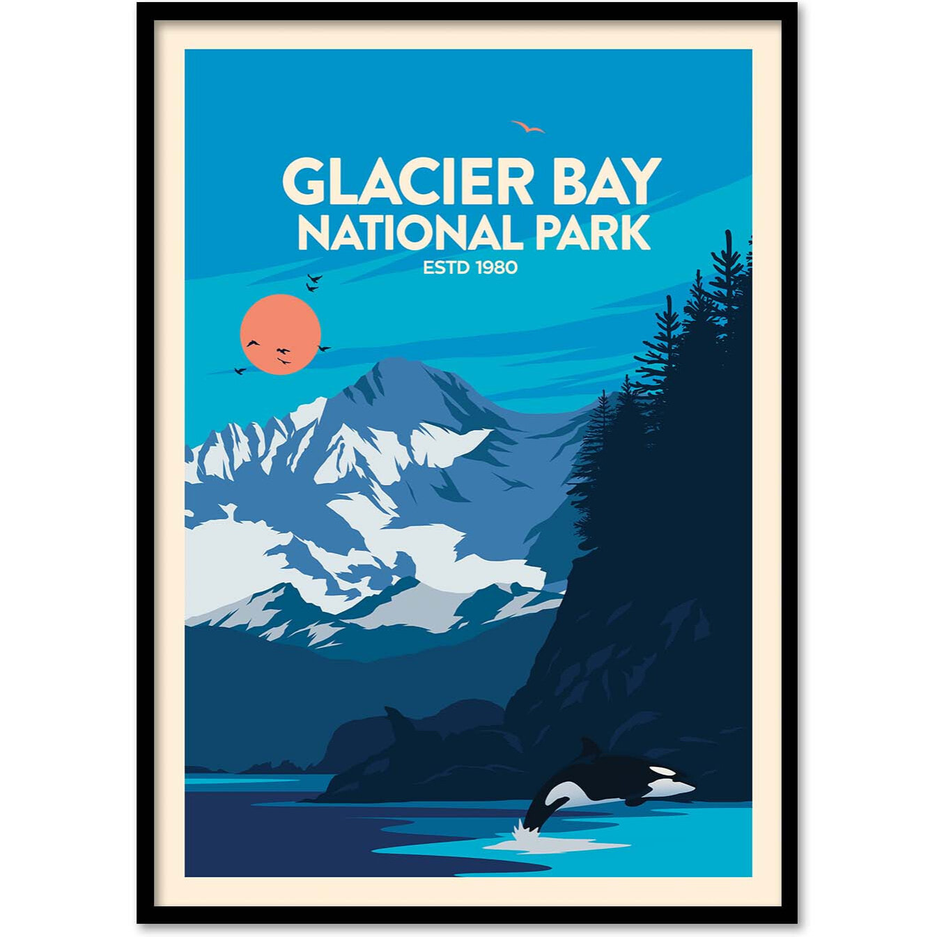 Affiche - Glacier Bay National Park - Studio Inception