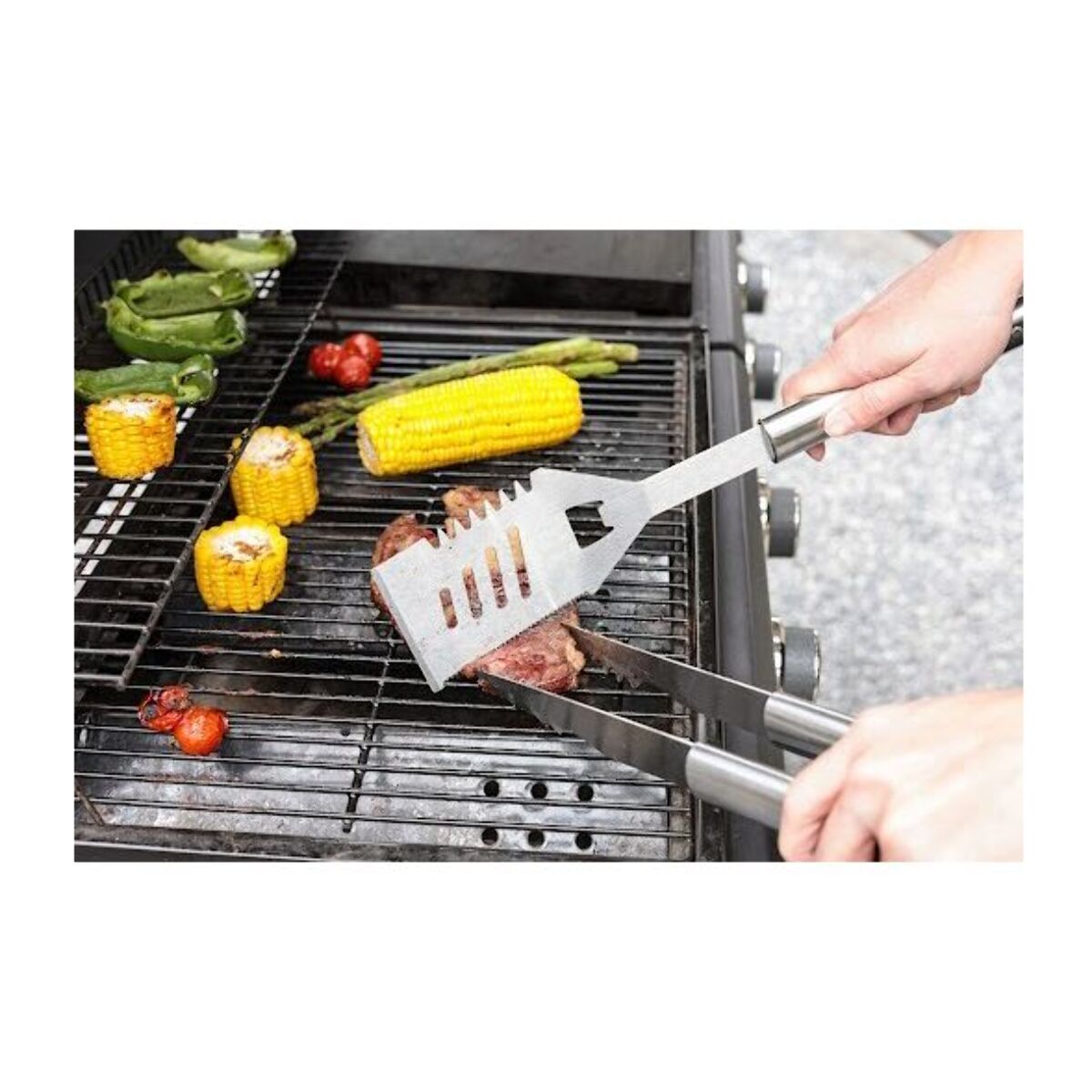 Ustensile barbecue ESSENTIELB MALETTE Set 5 pièces