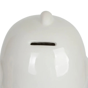 Tirelire enfant poussin Grond blanc & jaune H14cm