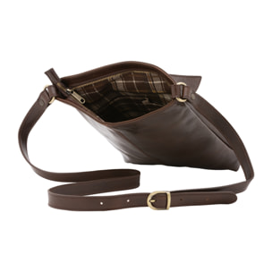 Borsa a tracolla  da uomo In Vera pelle Made in Italy 26x34x5 cm