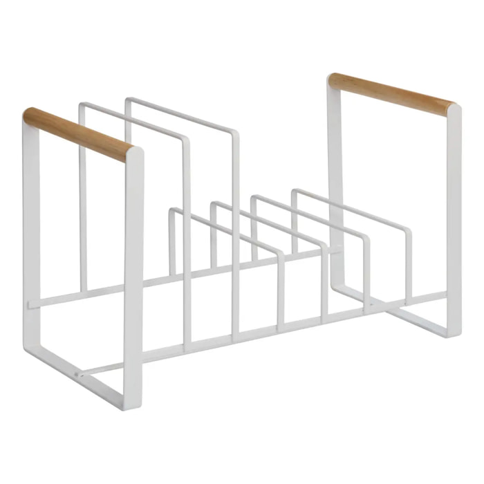 Rangement casseroles et poêles Balm 32x16x20cm blanc