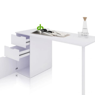 Mesa de escritorio Luma Blanco Artik (Blanco Mate)