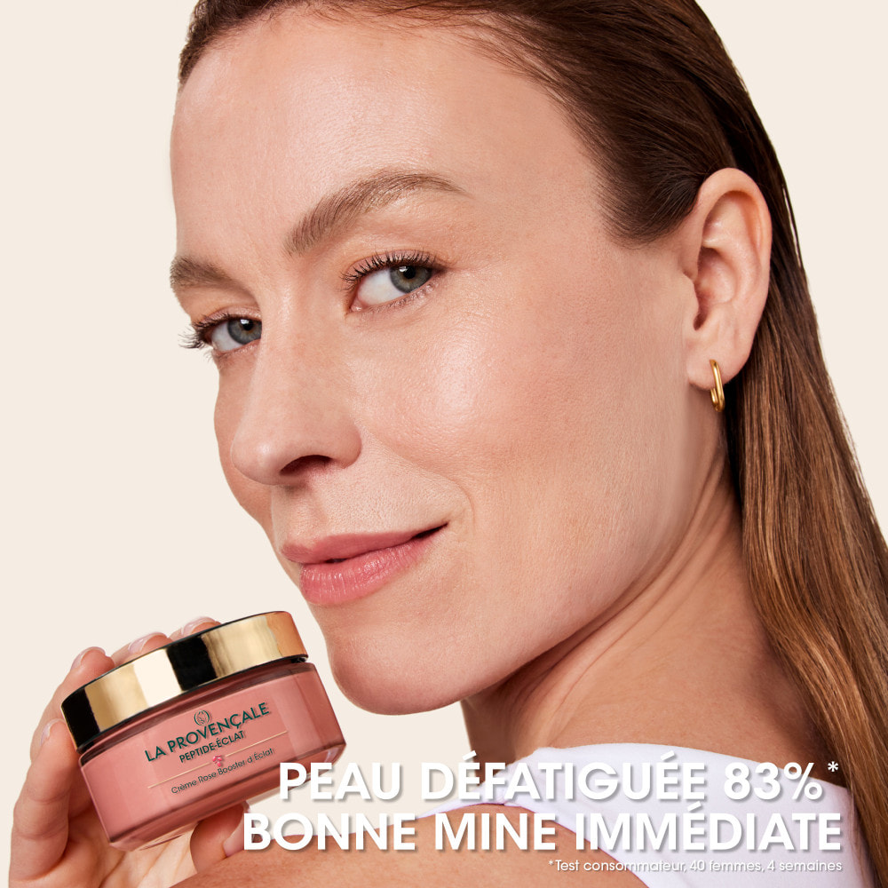 La Provençale Peptide-Eclat Crème Rose Booster d'Eclat Anti-fatigue 50ml