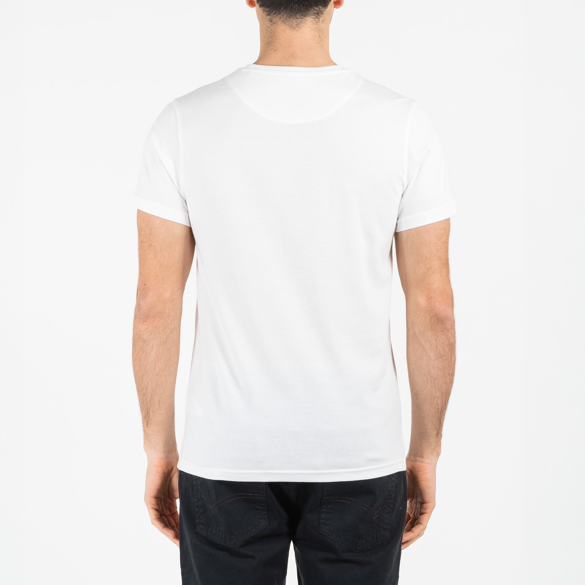 T-shirt jersey cotone organico narrow con stampa davanti