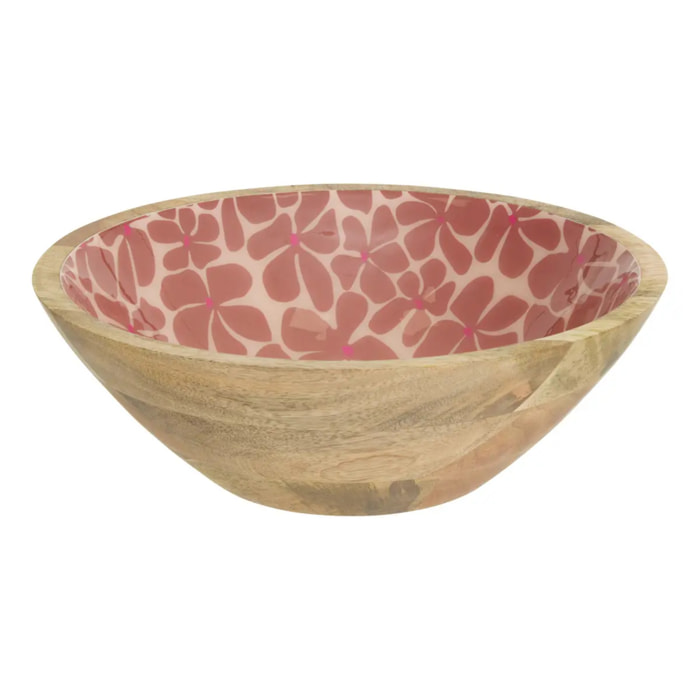Saladier Inaya D30cm terracotta et mangier