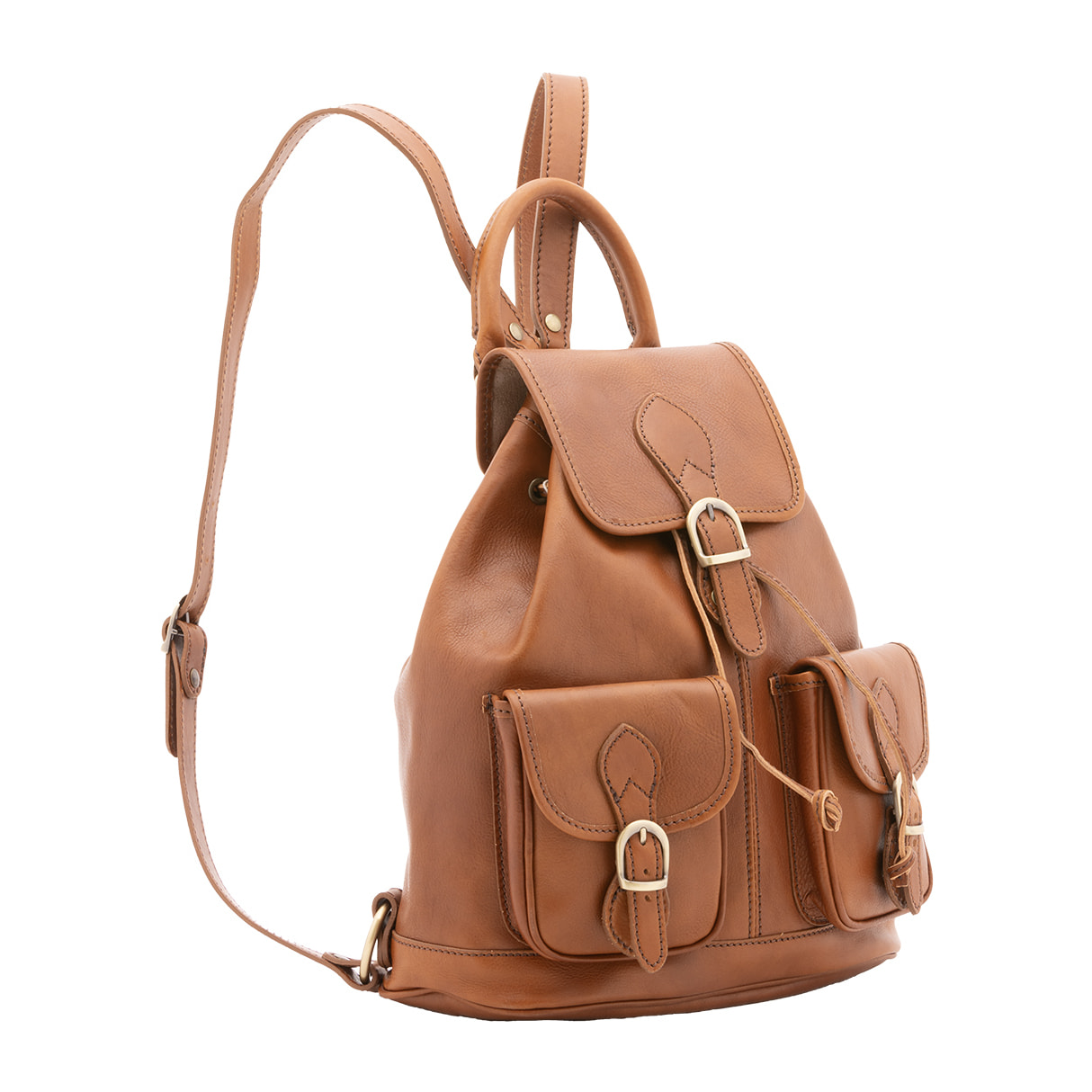 Zaino  unisex In Vera pelle Made in Italy 31x35x13 cm