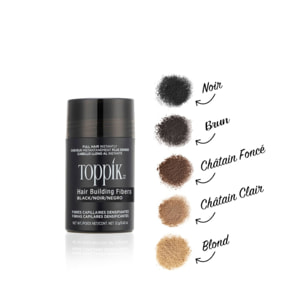 Fibre Capillaire Densifiante - Combles les Zones Clairsemées - Noir