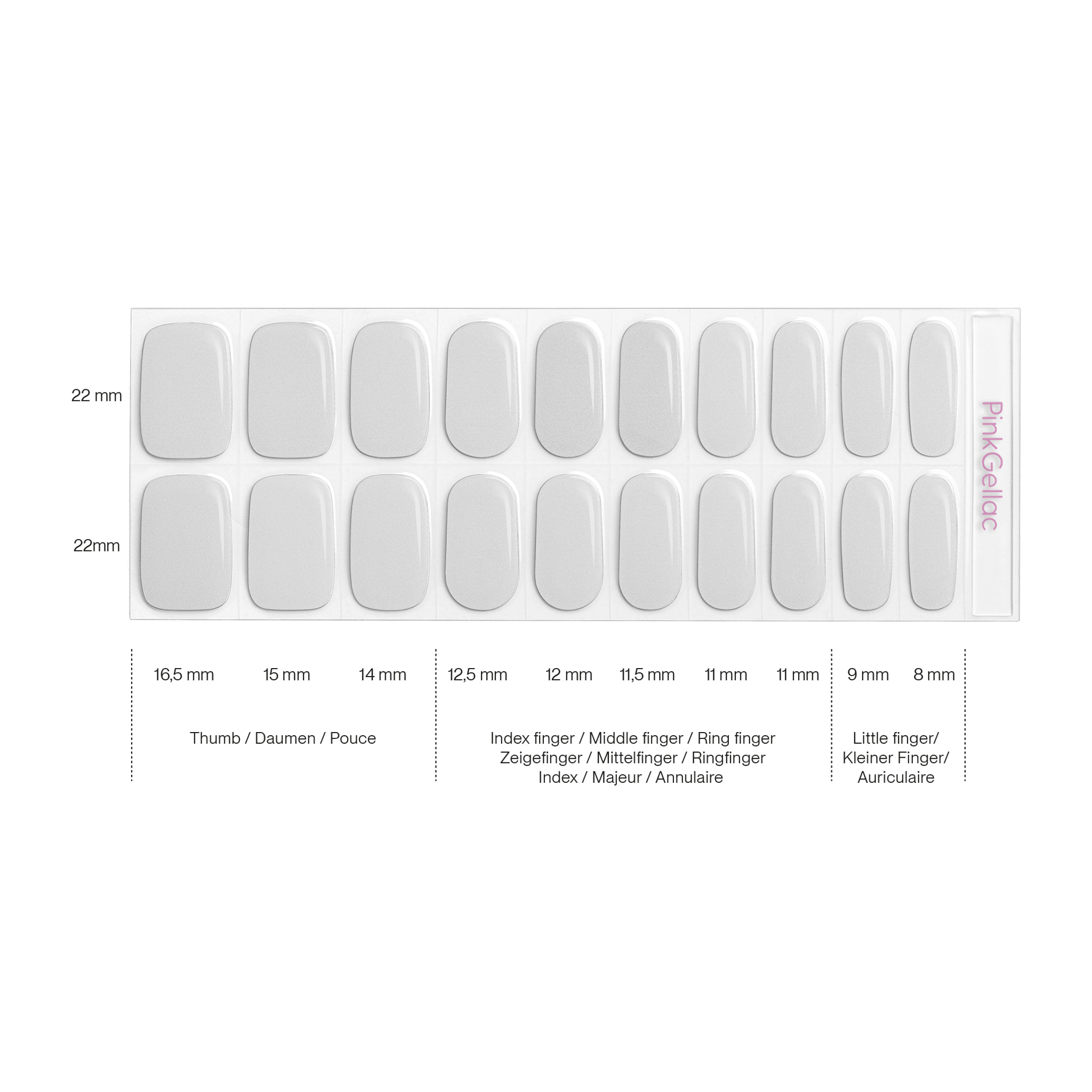 Stickers gel - 0014 Pearly Chrome