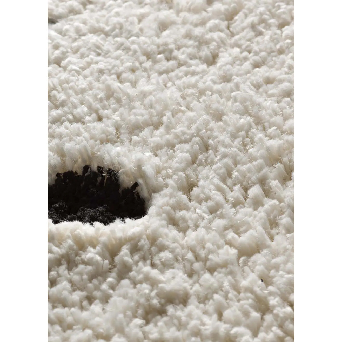 ATESA Alfombra shaggy escandinava blanco, varias medidas disponibles.