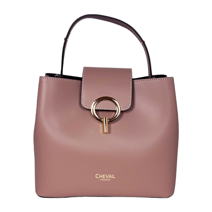 Borsa a mano Cheval Firenze Giulia Rosa Cipria