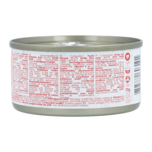 Kit Cat Lata Gravy - Pollo & Bonito Skipjack 70 g Comida húmeda para gatos en salsa