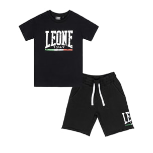 Set da bambino con t-shirt e pantaloncini in cotone Leone Original