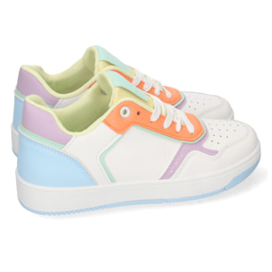 Zapatilla Plana Multicolor con Cordones