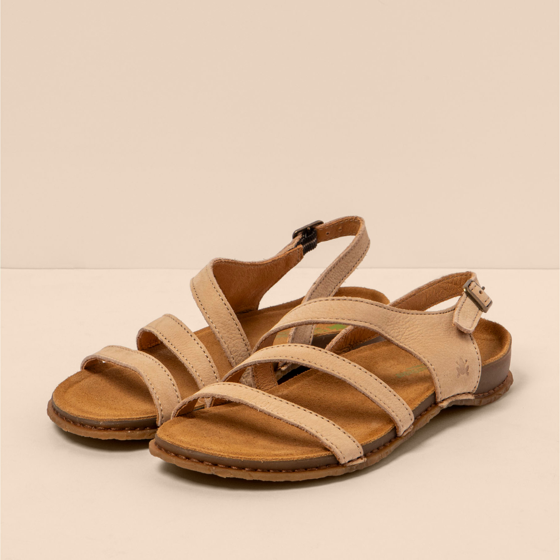 Sandalias N5811 NOBUCK LAVADO CREAM/PANGLAO color Cream