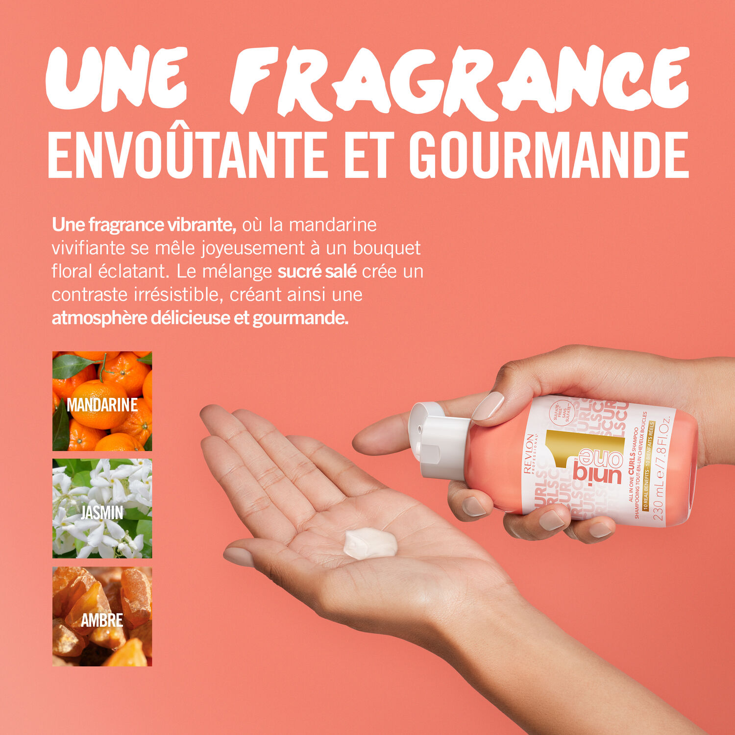 UniqOne Curls - Shampooing 10 Bienfaits en 1 pour Cheveux Bouclés 230 ml