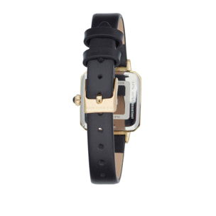 Orologio U.S. Polo Assn. in pelle nera