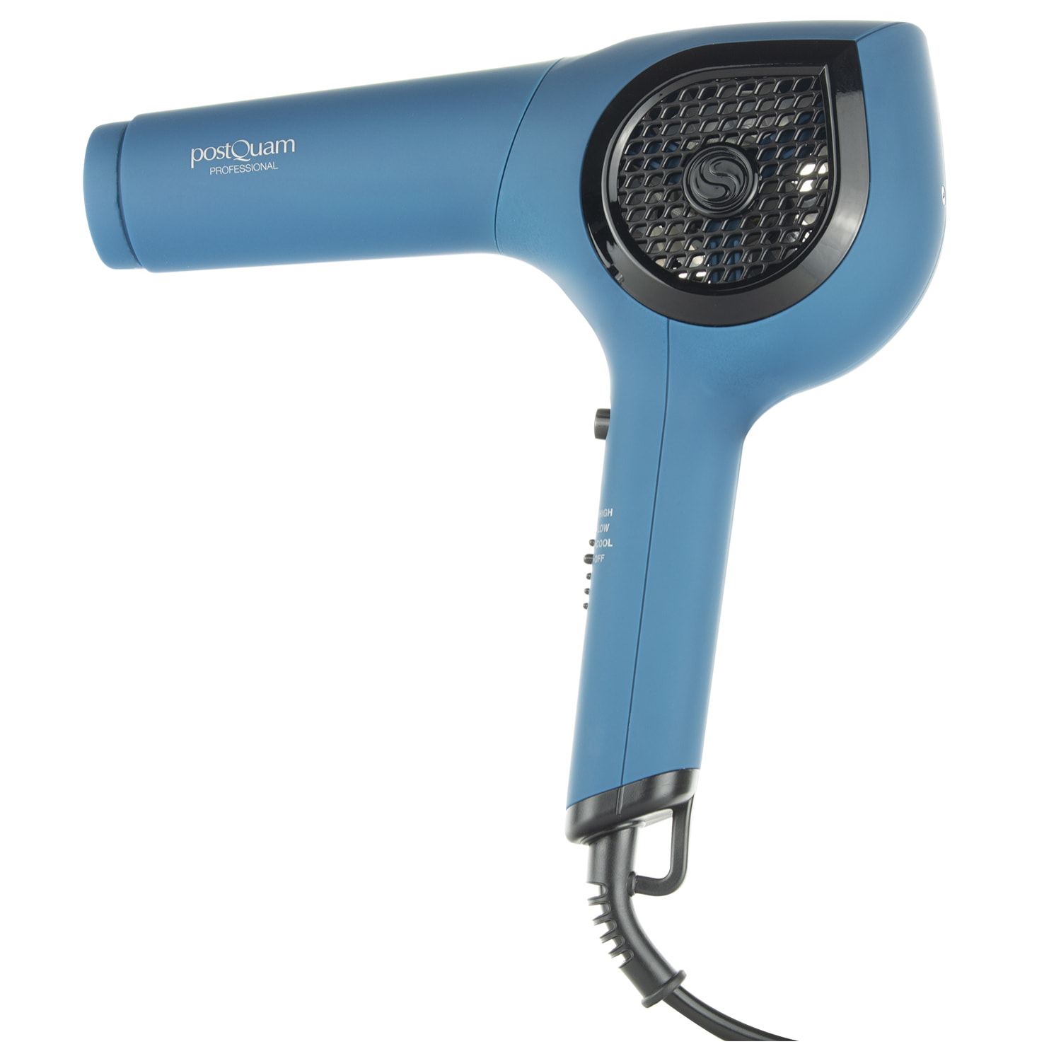 Sèche-cheveux postquam retro dc motor 1400w - bleu