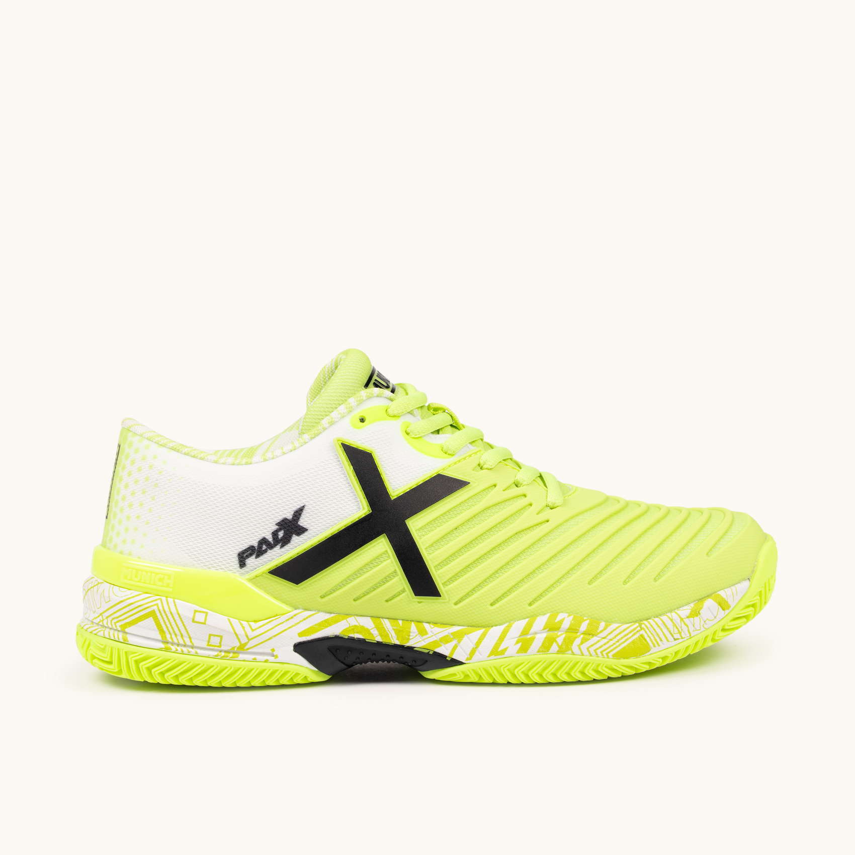 MUNICH PADX PADEL 62 Zapatillas de Pádel Amarillo Flúor y Blanco