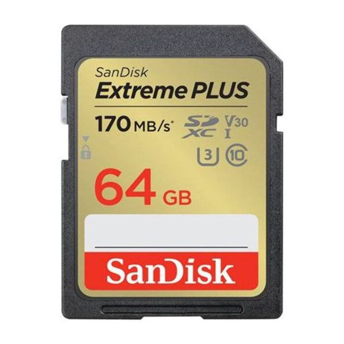 Carte SD SANDISK 64 GO Extreme Plus  SDXC