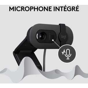 Webcam LOGITECH Brio 100 Full HD Noir
