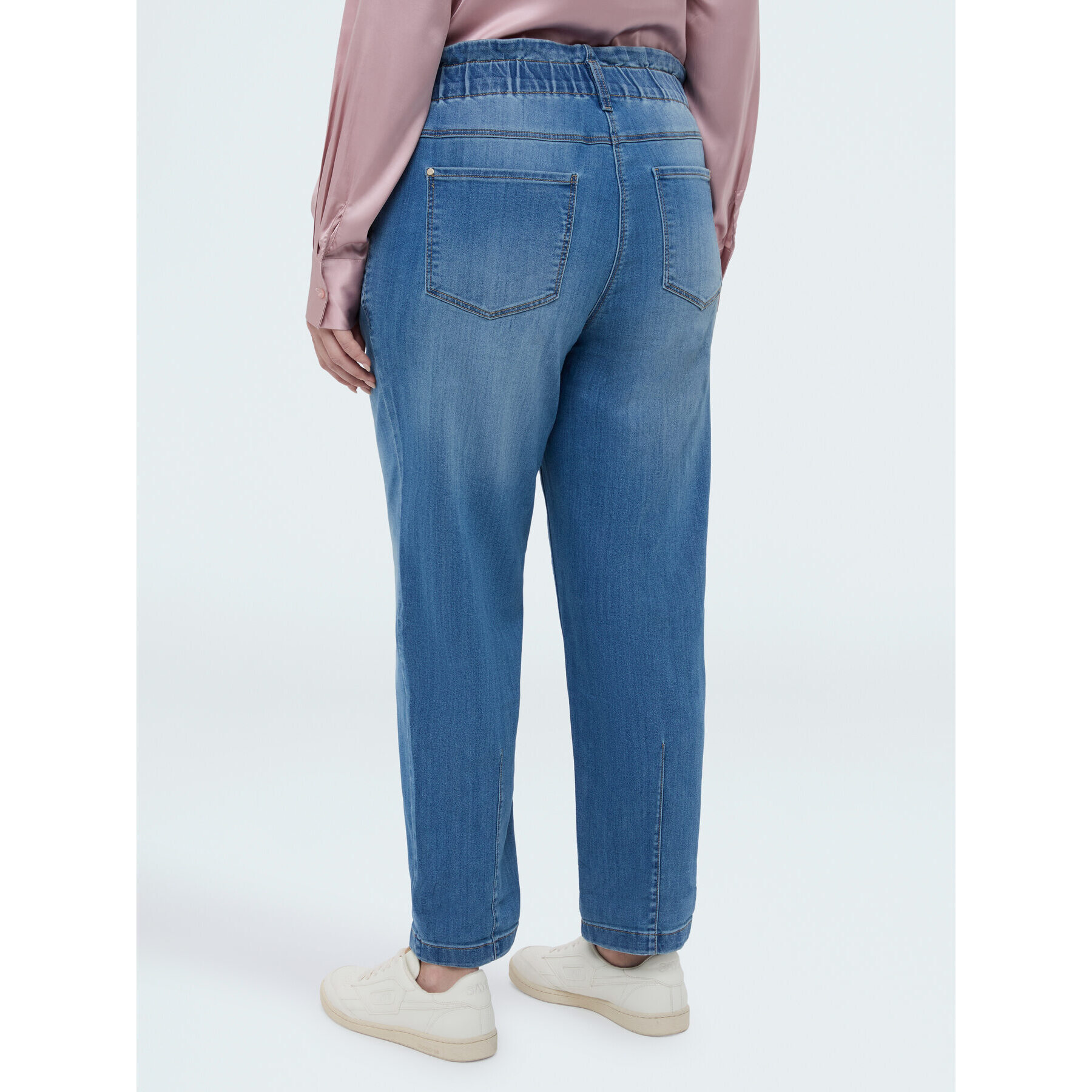 Fiorella Rubino - Jeans Balloon lavado washed - Light - blue