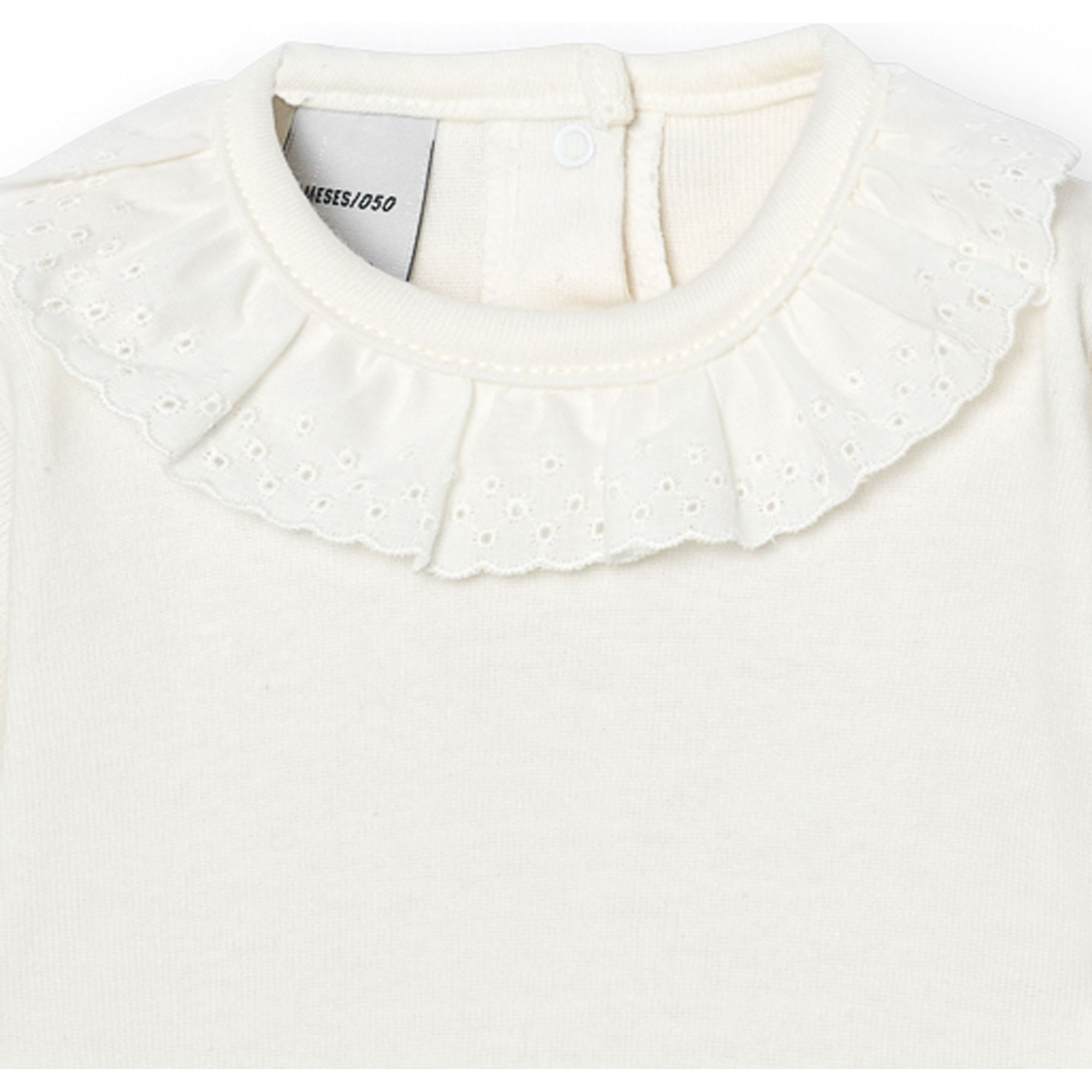 Body bebé manga corta cuello batista