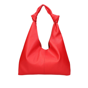 Borsa a spalla da donna In Vera pelle Made in Italy 40x42x2 cm