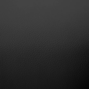 Pack 6 sillas de comedor símil piel Emi Negro