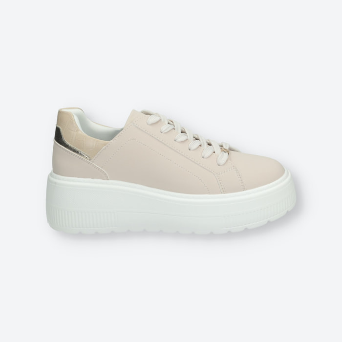 Sneakers Donna Tata Italia Beige