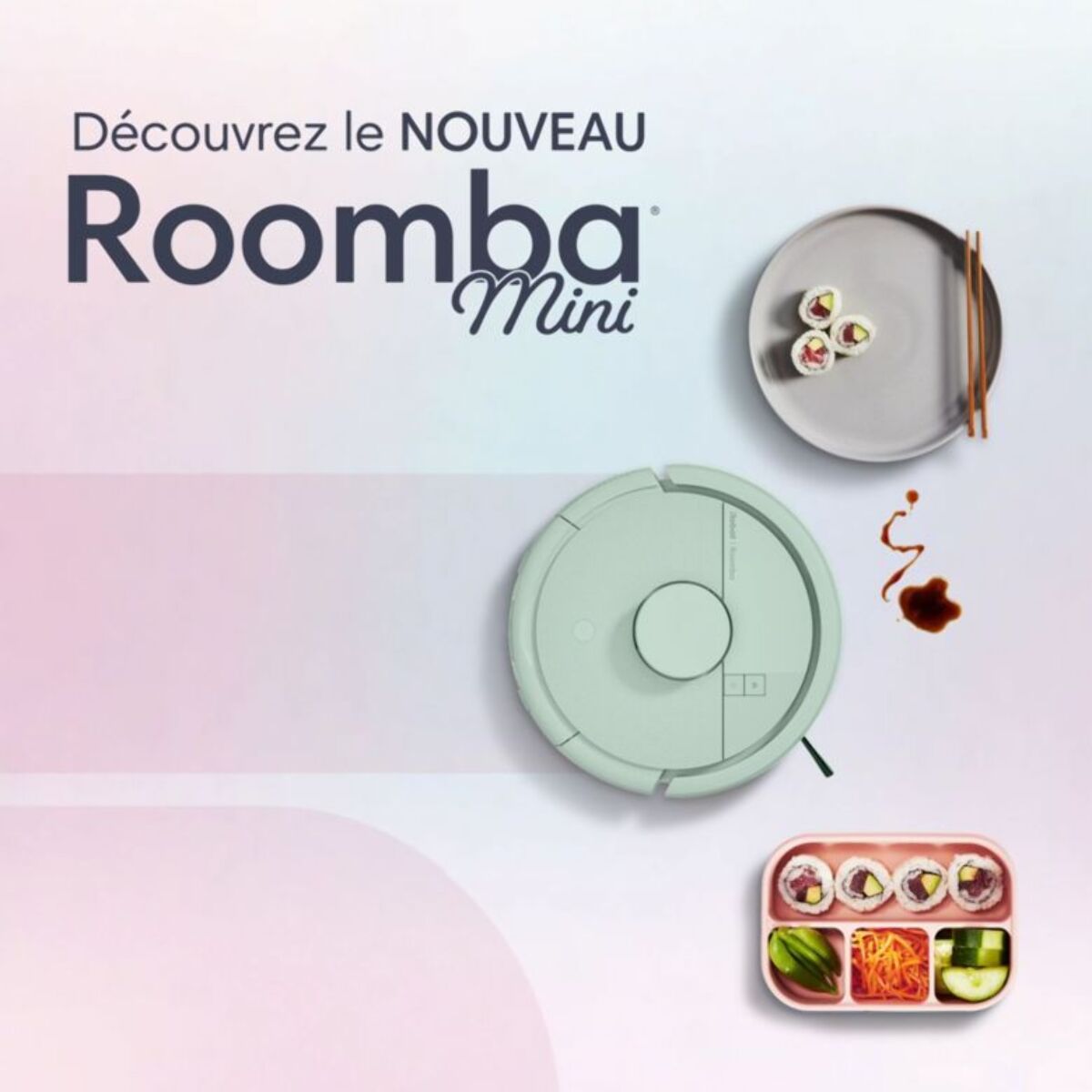 Robot Aspirateur Laveur IROBOT Roomba Mini Mint F155440