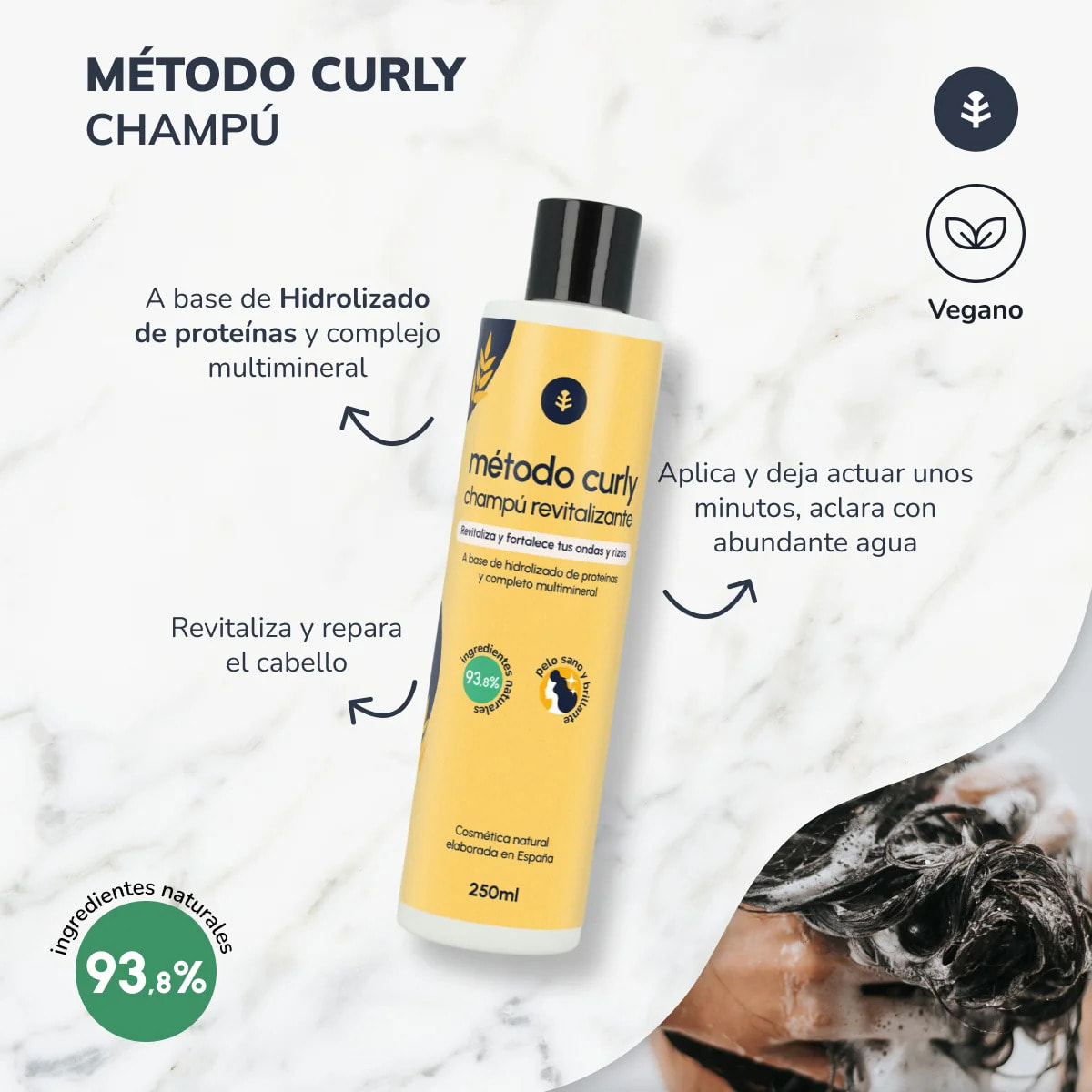Pack Método Curly: champú, mascarilla y leave in Planeta Huerto