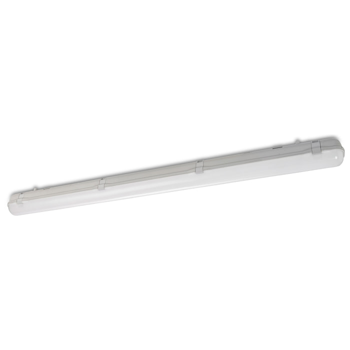 LEDS·C4 Plafon Ip65 Solid 1260Mm Led 17,5W 4000K Gris 1835Lm