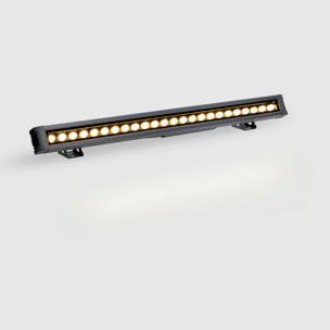 FORLIGHT Sistema Lineal LED 22W 3000K Gris Urbano con protección IP65, 1610 lúmenes para exteriores